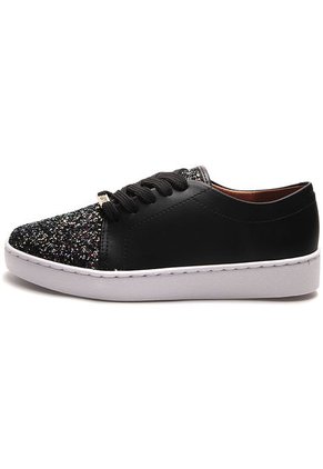 Tenis Lifestyle Negro-Blanco Vizzano