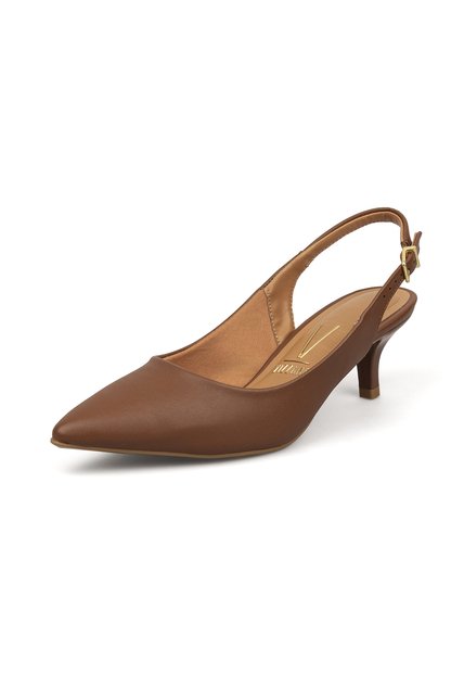 Tacon Stiletto Medio Pelica Moca Vizzano