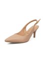 Tacon Slingback Medio Pelica Nude Vizzano de Vizzano