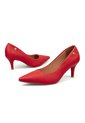 Tacon Stiletto Medio Pelica Rojo Rubi Vizzano de Vizzano