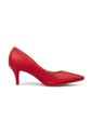 Tacon Stiletto Medio Pelica Rojo Rubi Vizzano de Vizzano
