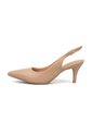 Tacon Slingback Medio Pelica Nude Vizzano de Vizzano