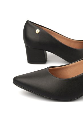Tacon Medio Cuadrado Pelica Negro Vizzano