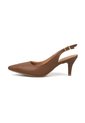 Tacon Slingback Medio Pelica Moca Vizzano de Vizzano
