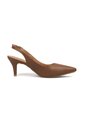 Tacon Slingback Medio Pelica Moca Vizzano de Vizzano