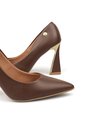 Tacón Alto Geométrico  Pelica Chocolate Vizzano de Vizzano