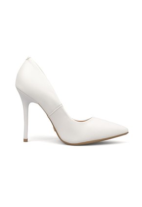 Tacon Stiletto Alto  Pelica Blanco Vizzano