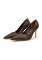 Tacon Stiletto Alto  Pelica Chocolate Vizzano de Vizzano