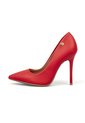 Tacon Stiletto Alto  Pelica Rojo Rubi Vizzano de Vizzano