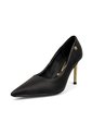 Tacon Stiletto Alto  Pelica Negro Vizzano de Vizzano