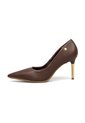 Tacon Stiletto Alto  Pelica Chocolate Vizzano de Vizzano