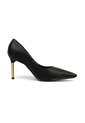 Tacon Stiletto Alto  Pelica Negro Vizzano de Vizzano