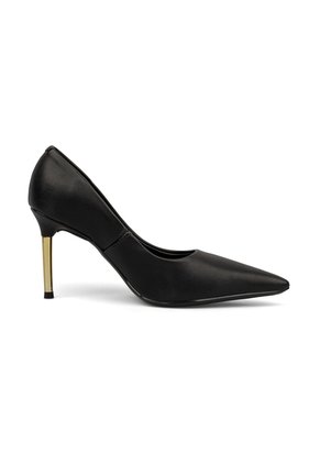 Tacon Stiletto Alto  Pelica Negro Vizzano