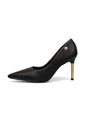 Tacon Stiletto Alto  Pelica Negro Vizzano de Vizzano