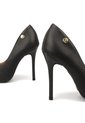 Tacon Stiletto Alto  Pelica Negro Vizzano de Vizzano