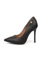 Tacon Stiletto Alto  Pelica Negro Vizzano de Vizzano