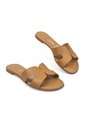 Sandalia Plana  Pelica Camel Vizzano de Vizzano