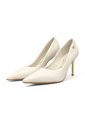 Tacon Stiletto Alto  Pelica Blanco Off Vizzano de Vizzano