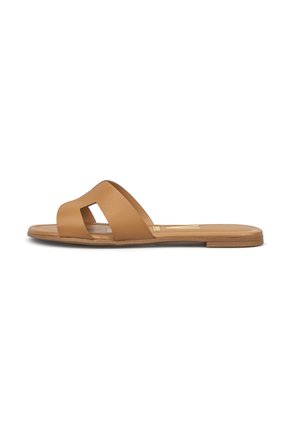 Sandalia Plana Pelica Camel Vizzano
