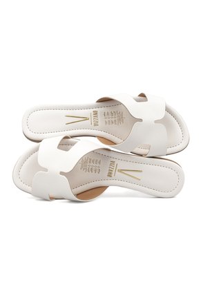 Sandalia Plana Pelica Blanco Vizzano