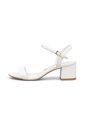 Sandalia Tacón Cuadrado Pelica Blanco Vizzano de Vizzano