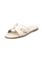 Sandalia Plana  Napa Croco Petra Blanco Off Vizzano de Vizzano