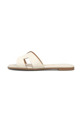 Sandalia Plana Napa Croco Petra Blanco Off Vizzano