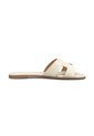 Sandalia Plana  Napa Croco Petra Blanco Off Vizzano de Vizzano