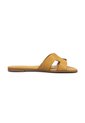 Sandalia Plana  Napa Croco Petra Mostaza Vizzano de Vizzano