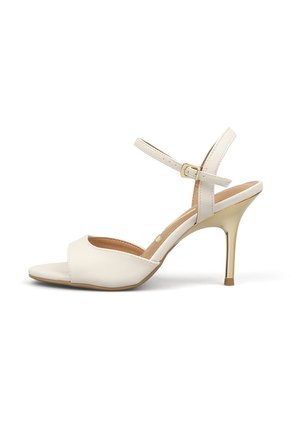 Sandalia Tacón Pelica Blanco Off Vizzano