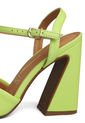 Sandalia Tacón Verde Vizzano de Vizzano