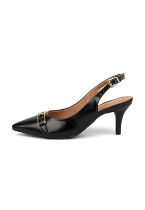 Tacon Stiletto Medio Napa Imperiale Negro Vizzano