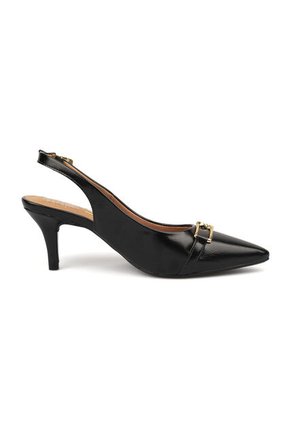 Tacon Stiletto Medio Napa Imperiale Negro Vizzano