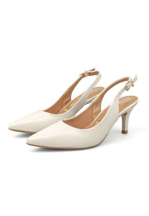 Tacon Medio Slingback Napa Garda Marfil Vizzano