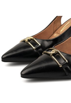 Tacon Stiletto Medio Napa Imperiale Negro Vizzano