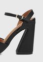 Sandalia Tacón Alto Negro Vizzano de Vizzano