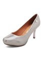 Tacón Medio Plateado Vizzano de Vizzano