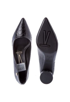 Tacón Medio Negro Vizzano