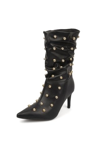 Bota Tacon Alto Napa Genebra Negro Vizzano Vizzano