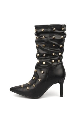 Bota Tacon Alto Napa Genebra Negro Vizzano