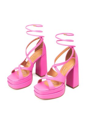 Sandalia Plataforma Napa Fucsia Vizzano