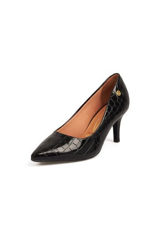 STILETTO MEDIO VERNIZ CROCO NEGRO VIZZANO Vizzano