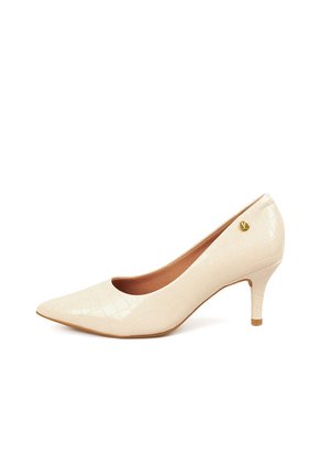 STILETTO MEDIO VERNIZ CROCO MARFIL VIZZANO