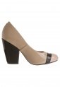 Zapatos Vizzano Verniz Beige-Nude-Negro de Vizzano