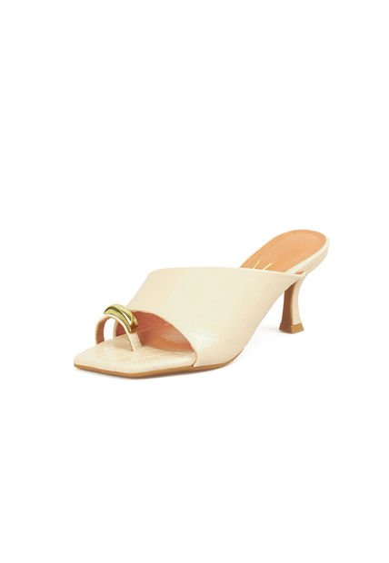 SANDALIA CROCO MARFIL DORADO VIZZANO