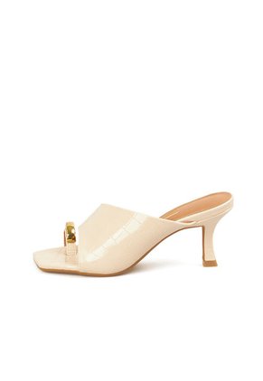 SANDALIA CROCO MARFIL DORADO VIZZANO