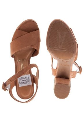 Sandalia Tacón Café VIZZANO