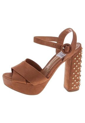 Sandalia Tacón Café VIZZANO