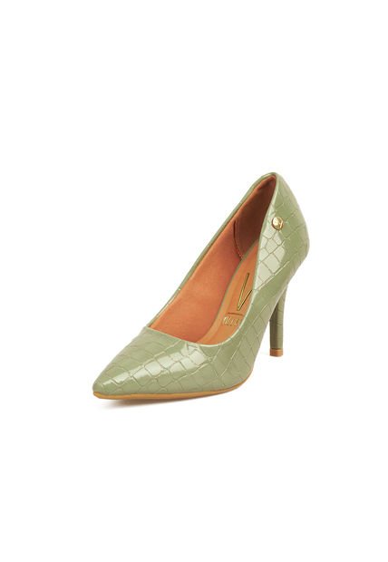 STILETTO VERNIZ CROCO VERDE VIZZANO