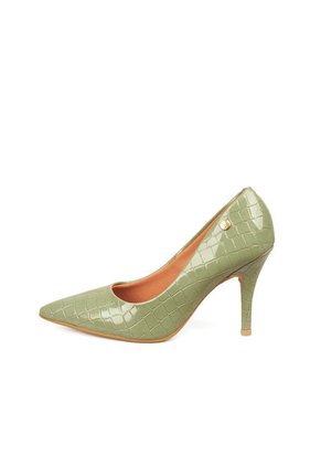 STILETTO VERNIZ CROCO VERDE VIZZANO